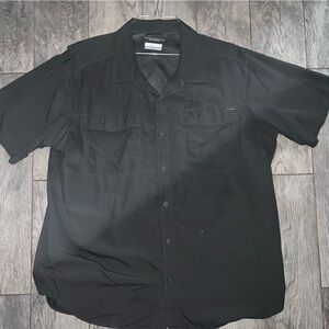 Columbia Sportswear Black Button-Up Shirt